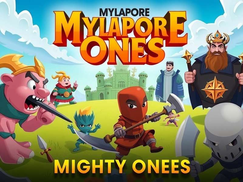 Mylapore Mighty Ones game screenshot showing mythical characters in battle